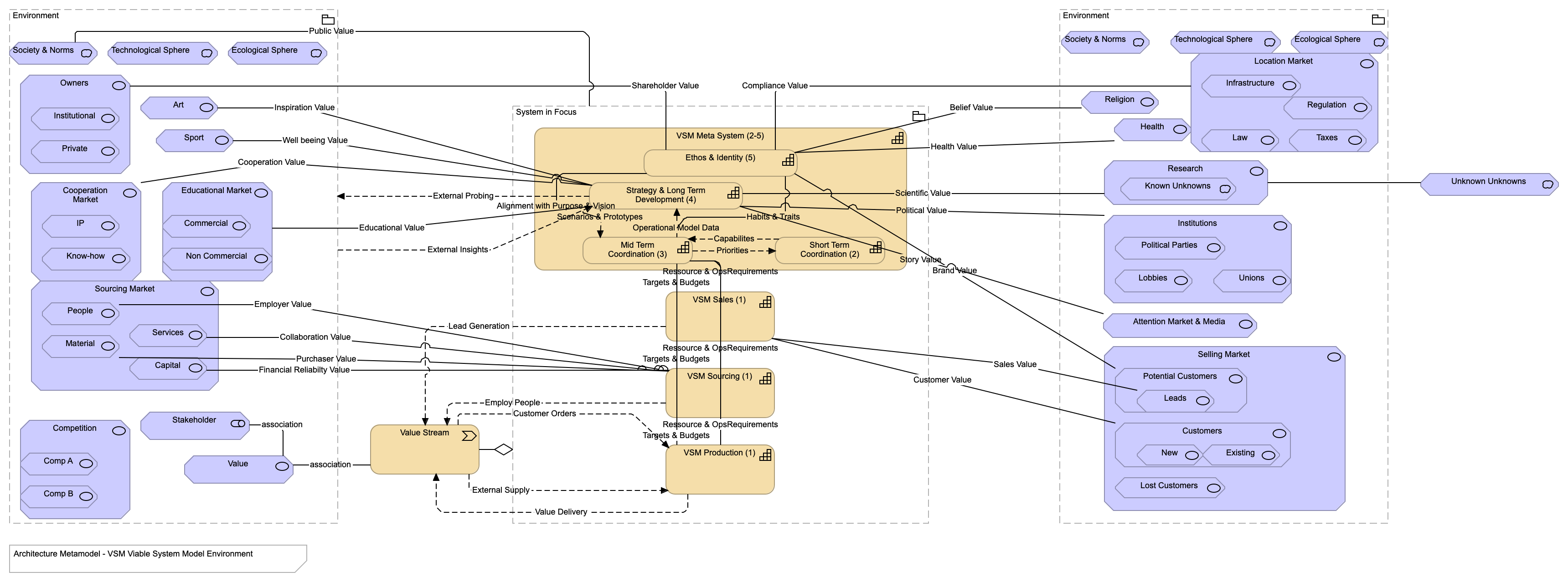VSM Viable System Model Environment